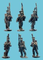 1810-1814 Saxon Light Infantry with Command